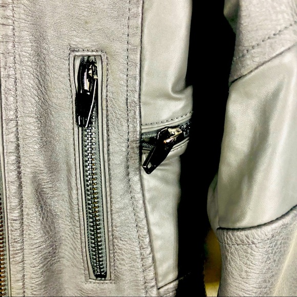 Blank NYC Faux leather Moto Jacket Medium - Picture 5 of 8